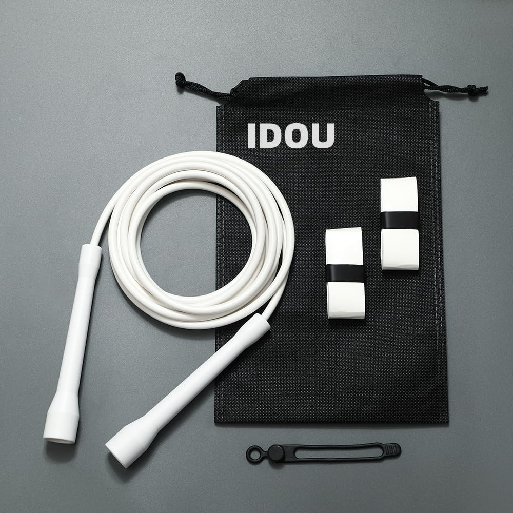 White PVC Jump Ropes for Fitness